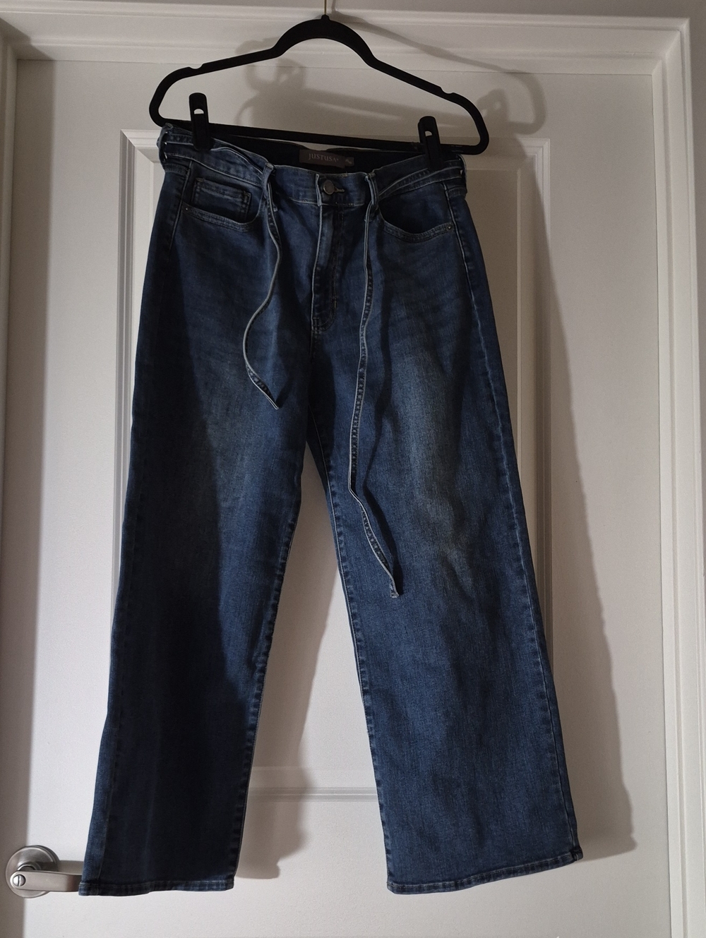 Just USA Wide Leg Drawstring Waist Jeans